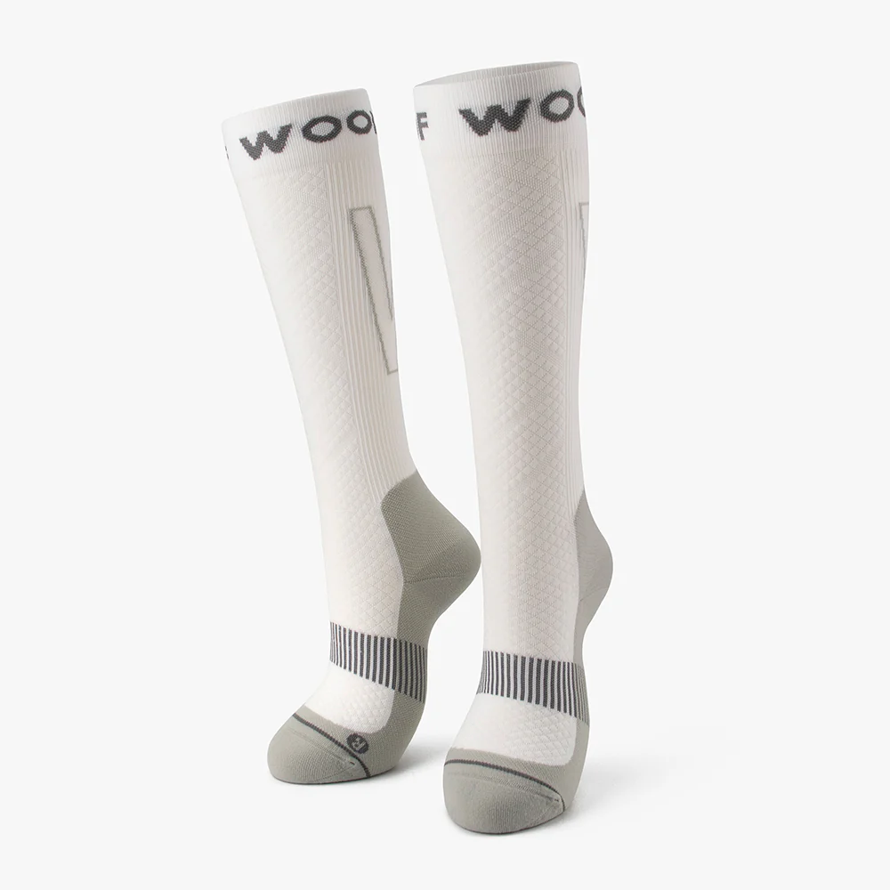 Black & White Performance Compression Socks 4 Pack - Image 3