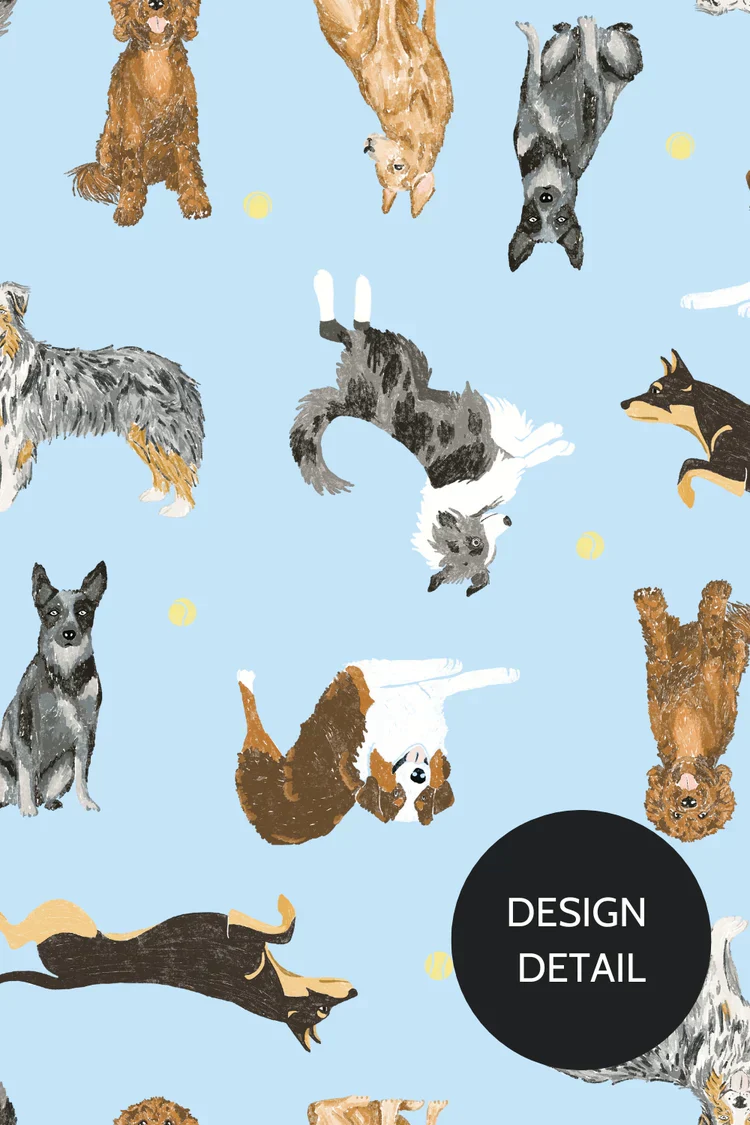 Down Under Dogs Women’s 3-Pocket Scrub Top - Image 3