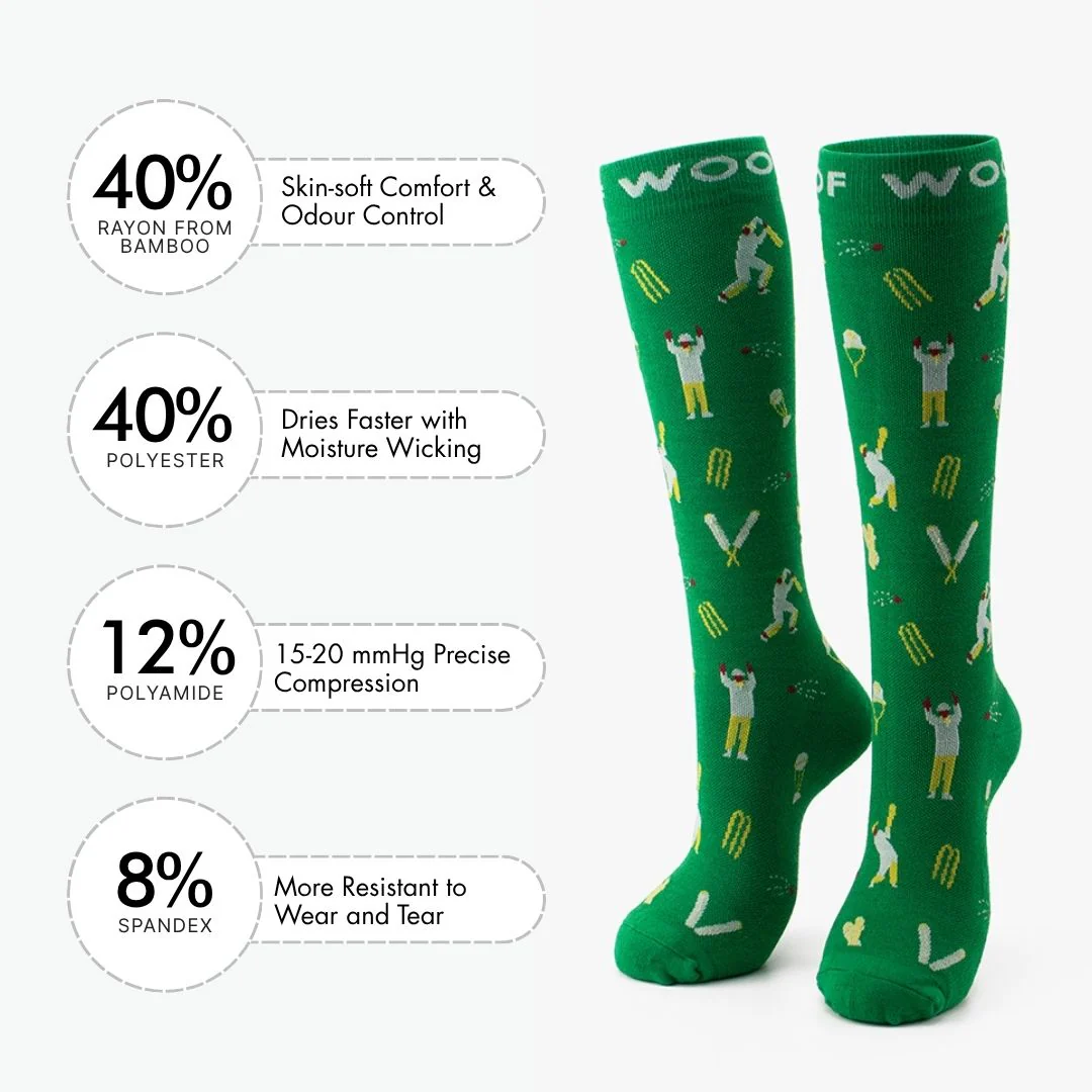 Hit for Six Bamboo Compression Socks - Image 3