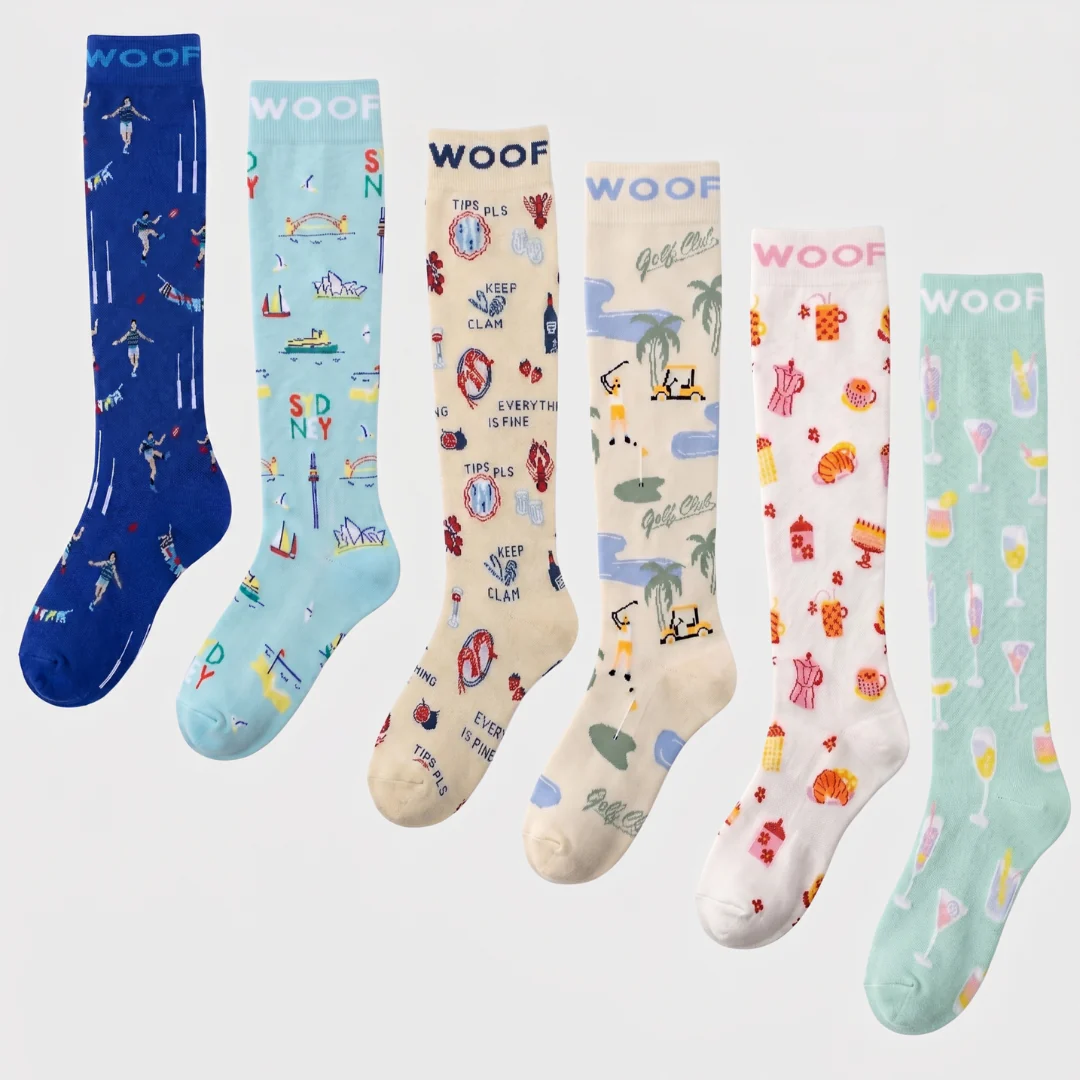 Out & About Bamboo Compression Socks 6 Pack
