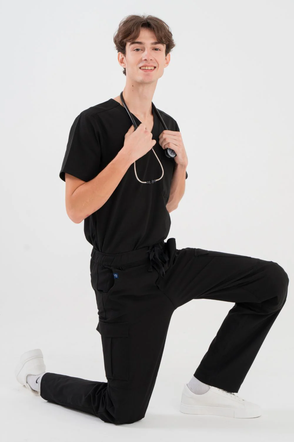 VetCore™ Men’s Vet Med Scrub Top - Image 9