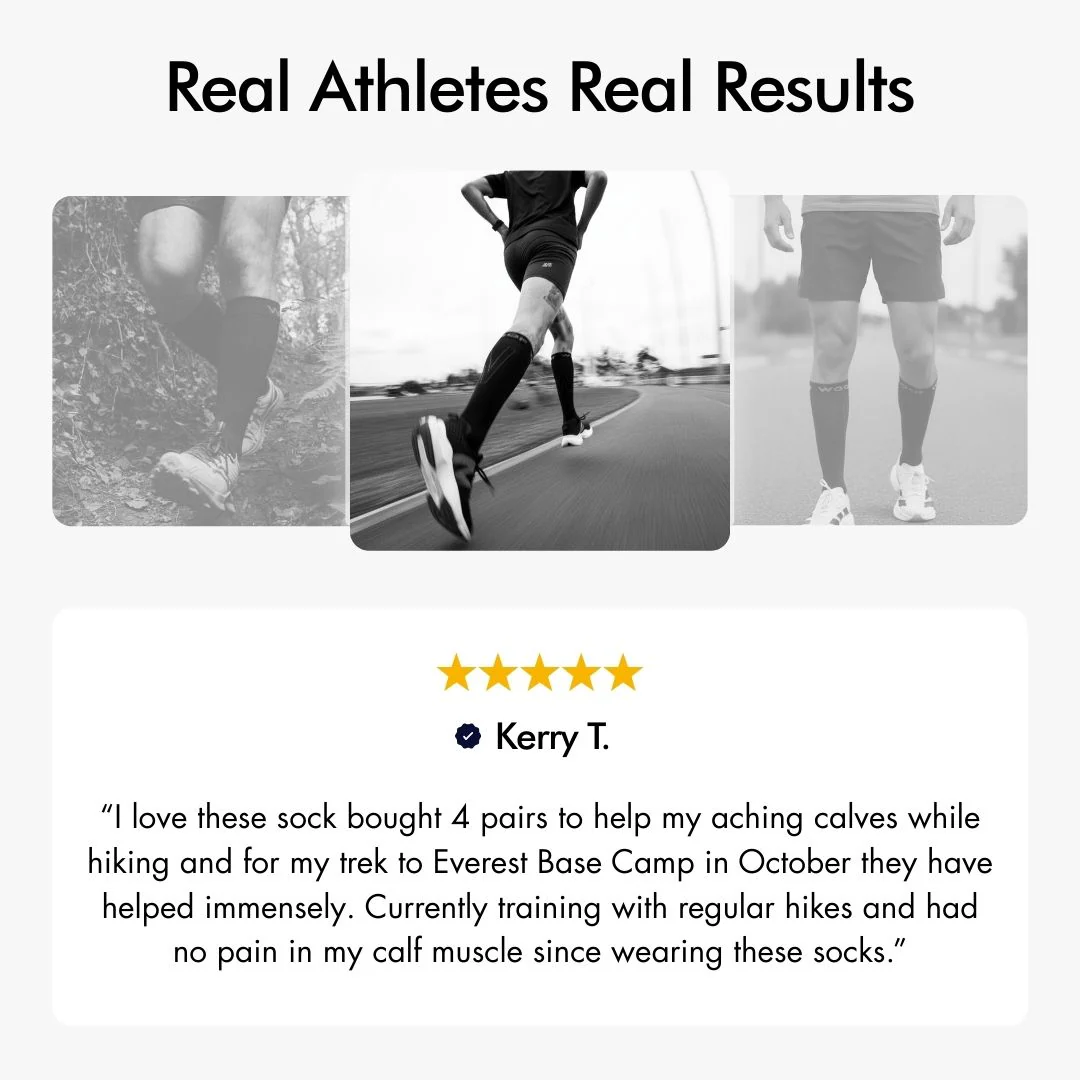Black Performance Compression Socks - Image 5