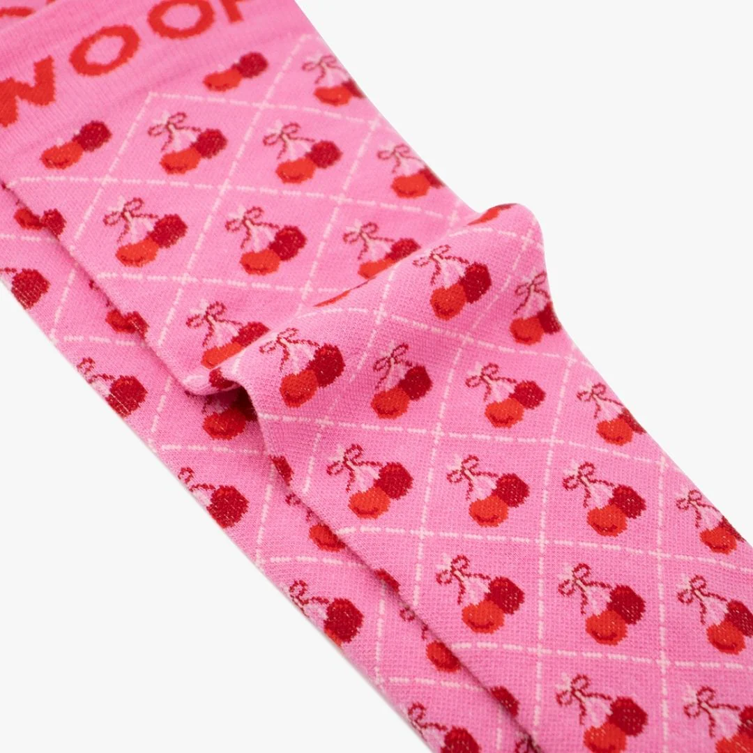 Very Cherry Bamboo Compression Socks - Image 4